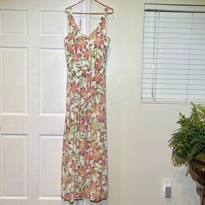 Show Me Your Mumu V-neck Lily Lady Dress XXL Large Floral Maxi Dress